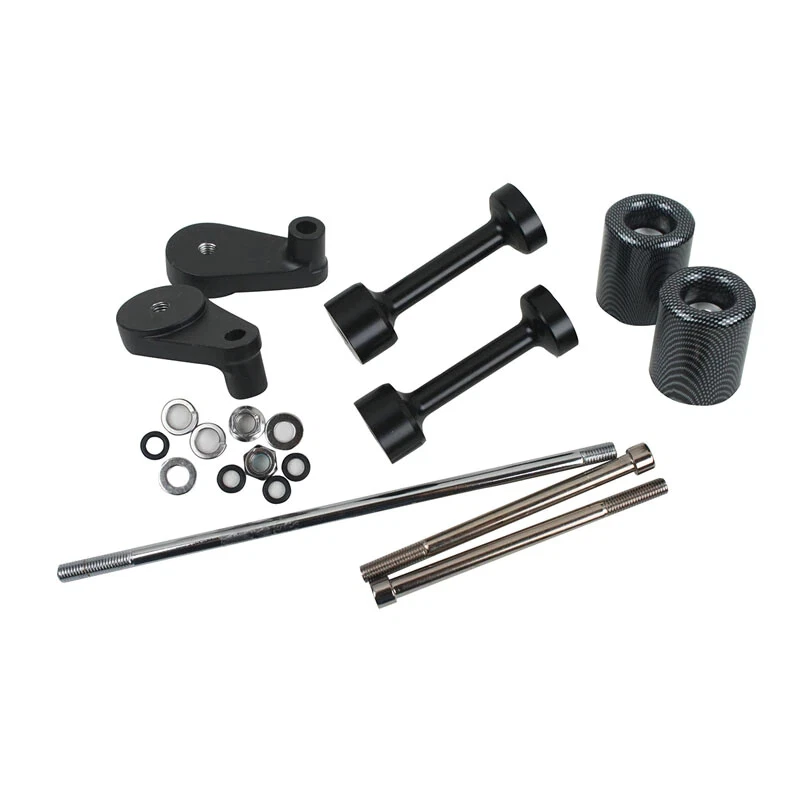 Cuadro deslizante de carbono Pro-tek Kawasaki 2008 2009 2010 2011 2012 Ninja 250R EX250R Foto 1 de 3