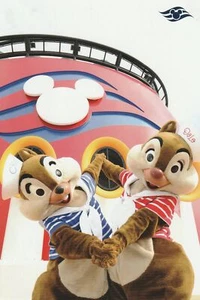 Postal con chip y dale de Disney Cruise Line - Imagen 1 de 2