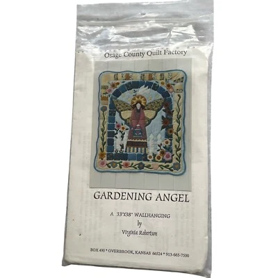 Osage County Quilt Factory PATTERN Garden Angel Wall Hanging  Uncut - Image 1 of 4