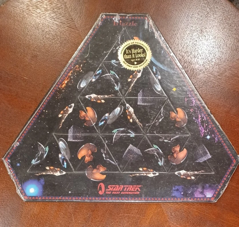 1995 Star Trek Triazzle Mosaic Puzzle The Next Generation