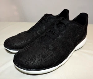 Geox Rispri Men's Shoes Slip On Breathing System Sneakers Black Size 9 US - Picture 1 of 13