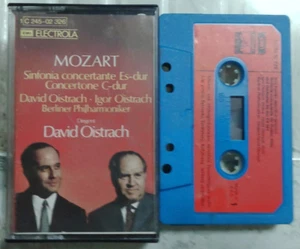 Mozart - Concertos David & Igor Oistrakh HMV Electrola Cassette Tape - Picture 1 of 2