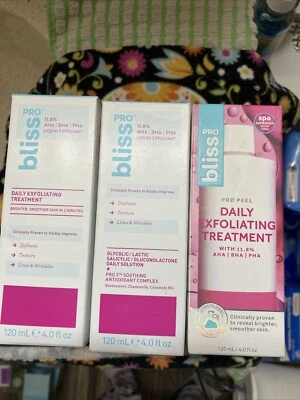 Bliss Pro Daily Exfoliating Treatment  AHA BHA PHA 4 fl oz New in Box - Image 1 of 3