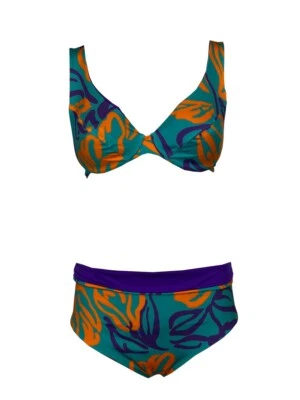 FEELING Von JUSTMINE Bikini Wende-BH Cup C Wasser/Orange/Lila B2627C 6102 - Bild 1 von 4