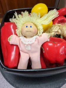 Vintage 1984 Coleco Cabbage Patch Kids Mini 5.5" Doll - Hard Head Soft Body - Picture 1 of 8