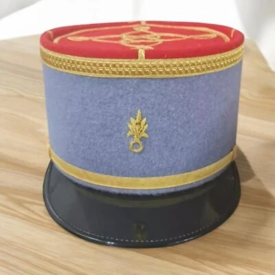 Kepi Academia Militar Francesa Saint Cyr Escuela de Oficial Especial Militar Med Foto 1 de 4