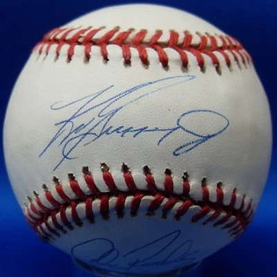 JSA 1996 Mariners KGJ AROD BONE GAR Wilson Autographed Signed Baseball DBB 134 - Image 1 of 4