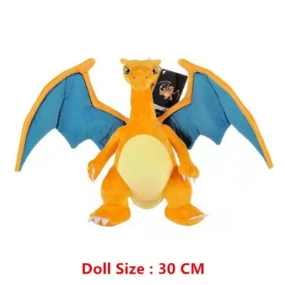 30 CM Original Genuine Pokemon Plush High Quality Pet Charizard Figure Model - Image 1 of 4
