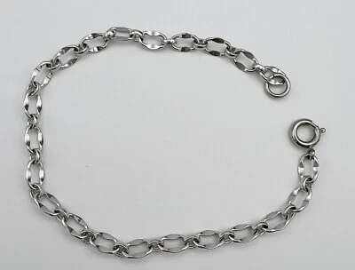 Danecraft Sterling Silver Petite Link Bracelet 7.50” - Image 1 of 4