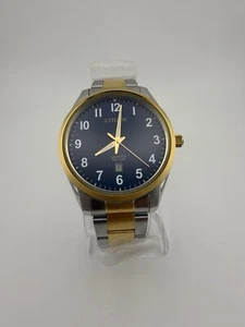 Citizen Men's Watch BI1036-57L Quartz Blue Dial Two Tone Stainless Steel 42mm - Picture 1 of 8