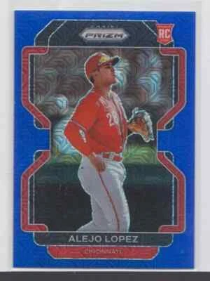 ALEJO LOPEZ : MLB  2022  PANINI PRIZM BLUE MOJO TIER III  /199  RC- CARD No  246 - Image 1 of 2