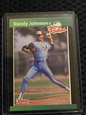 1989 Donruss Rookies Randy Johnson Montreal Expos #43 Baseball Card HOF NM-MT - Image 1 of 4