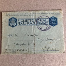 f) Franchigia posta militare 3500 29.7.43 difesa della Sicilia