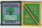 Boy Scout Badges Ext Finchley Friern Barnet Golders Green + Southgate Districts