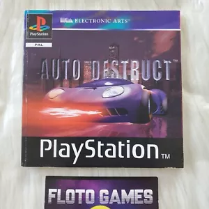 Notice de Auto Destruct pour Playstation 1 PS1 PAL RARE - Floto Games - Imagen 1 de 2