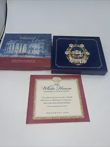 White House Christmas Ornaments 2004 With Box And Paperwork - Picture 1 of 7