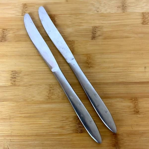 Vintage Hull Enchanted Star 2 Modern Solid Knives Stainless Steel Flatware Japan - Picture 1 of 4