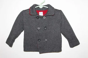 Childrens Gymborre Gray Winter Peat Coat Size 3-6 Months Snow Panda Line - Picture 1 of 6