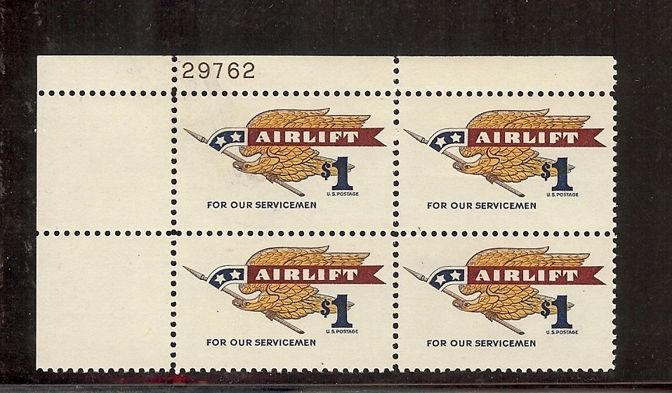 Mint Gem PB4 -#1341 Airlift XF/ NH. SCV=$8.50 - Image 1 of 1