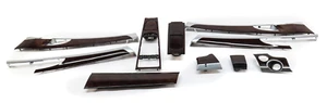 2010 PORSCHE PANAMERA (970 G1) INTERIOR WOOD GRAIN TRIM PANEL SET (WALNUT) - Picture 1 of 24
