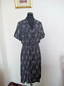 Marks & Spencer M & S Career / Occasion Dress Viscose Shirtdress Sz. 16. Unworn. - Picture 1 of 11