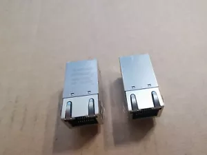 2pcs 1 Port RJ45 Connector 10/100/1000 Base-T Magjack AutoMDIX JK0-0116NL - Picture 1 of 5