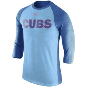 Chicago Cubs Shirt Nike Herren Small Dri Fit Performance Blau MLB Neu - Bild 1 von 2