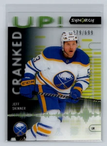 2022-23 UD Synergy #CU-SK Jeff Skinner -Cranked UP 179/699-Buffalo Sabres - Picture 1 of 2