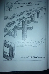 # advertising pubblicita' SHELL la strada maestra - 1929 - Foto 1 di 1