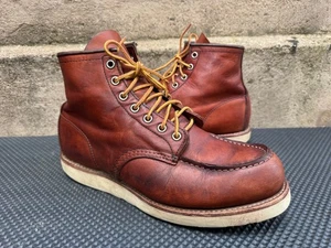 Red Wing Heritage Classic 6" Moc Toe Arbeitsstiefel 875 Made in USA Oro Legacy 9 D - Bild 1 von 10
