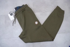 Pretty Green Herren BRANDNEU Jogginghose Sweatpants Größe S Small Khaki Grün £70 - Bild 1 von 11
