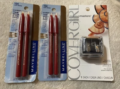 Maybelline Expert Wear Twin Eye And Brow Pencil 104 Light Brown Retired 2 Packs - Image 1 of 2