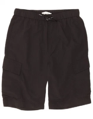 CALVIN KLEIN Womens High Waist Cargo Shorts US 14 XL Black Polyamide AR12 — 第 1/3 张图片
