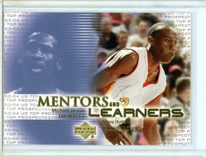 Michael Jordan / Travis Outlaw 2003 UD Top Prospects Mentors and Learners #ML7 - Imagen 1 de 3