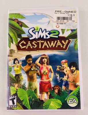 The Sims 2 Castaway Game Nintendo Wii, 2007 - Tested - Image 1 of 3