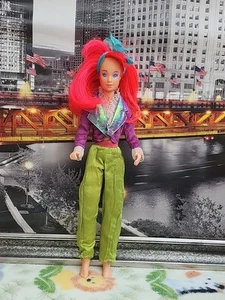 Vintage 1986 Hasbro Jem & the Holograms 2nd Edition KIMBER Dressed Fashion Doll - Picture 1 of 24