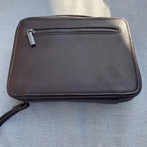 Stackers Brown Cable Tidy Bag faux leather - Afbeelding 1 van 6