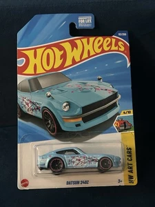 Hot Wheels 2025 Blue Datsun 240Z #62/250 HW Art Cars #4/10 - Picture 1 of 3