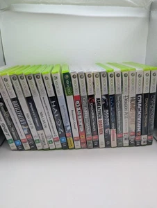 23 x Xbox 360 Game Bundle Bulk Lot Assassins Creed Halo Etc. No Doubles Some CIB - Picture 1 of 5