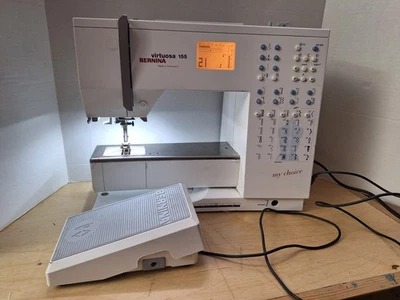 BERNINA virtuosa 155 Bernina Computerized sewing machine w foot Pedal  - Image 1 of 4