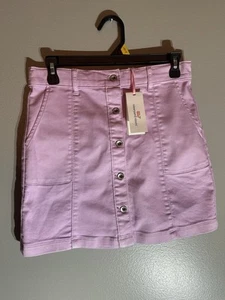 Vineyard Vines Girls Size 14 Lilac Button Down Skirt NWT - Picture 1 of 5