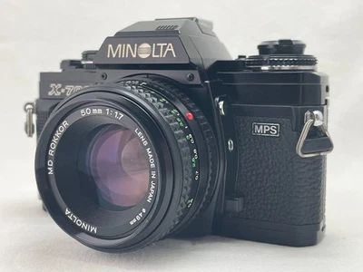 Lente de lectura [casi como nueva] Minolta X-700 SLR cámara fotográfica MD 50 mm f/1,7 de Jpn #820 Foto 1 de 4