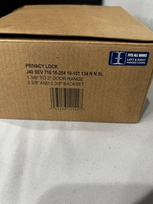 Schlage J10-SEV-716 Seville Passage Door Lever Set Aged Bronze, NIB - Image 1 of 4