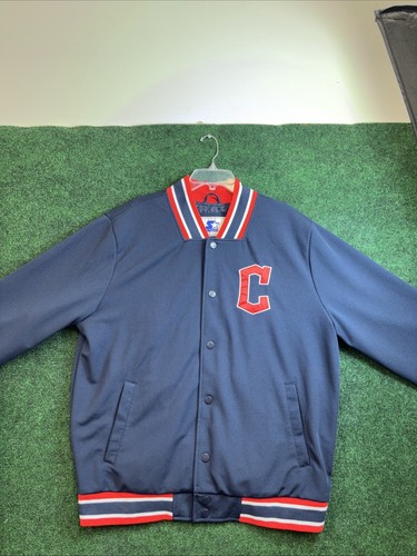 UNDERCOVER Giacca CLEVELAND GUARDIANS uomo full snap STARTER blu navy arma segreta XL nuova