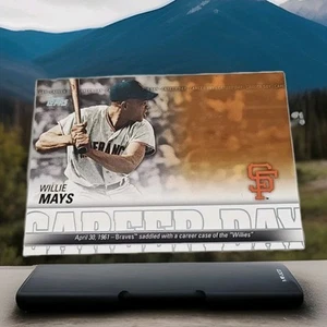 2012 Topps Career Day CD15 Willie Mays NL ROY 1951 San Francisco Giants HOF - Bild 1 von 2