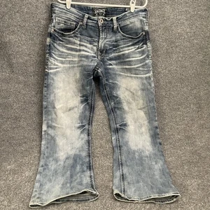 Salvage Mayhem Regular Bootcut Buckle Jeanshose Herren Gr. 38 Acid Wash - Bild 1 von 20
