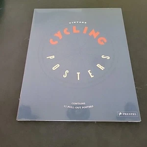 VINTAGE CYCLING POSTERS By Andrew Edwards New Sealed 22 Pull Out Posters Prestel - Imagen 1 de 6