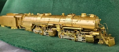 Key Imports Brass HO Norfolk & Western, 2-6-6-4 A Class #1210 w/Aux. Tender - Image 1 of 4