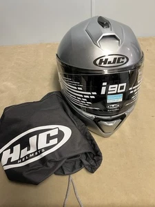 HJC i90 IS-MAX Modular Motorcycle Smart Helmet 980-573 - Silver - Great Deal! - Picture 1 of 9