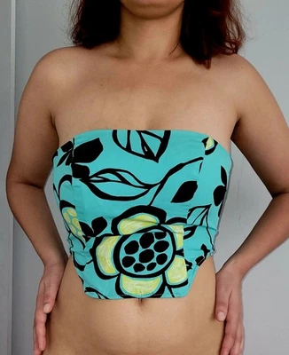 New Zara Floral Corset Top Blouse size M - Image 1 of 4